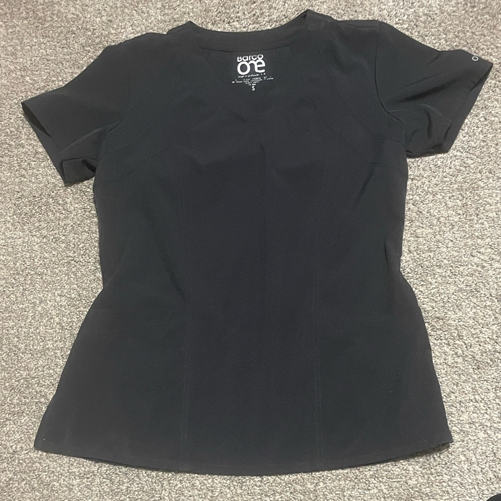 Barco Uniforms Women's Classic Black Short Sleeve Top